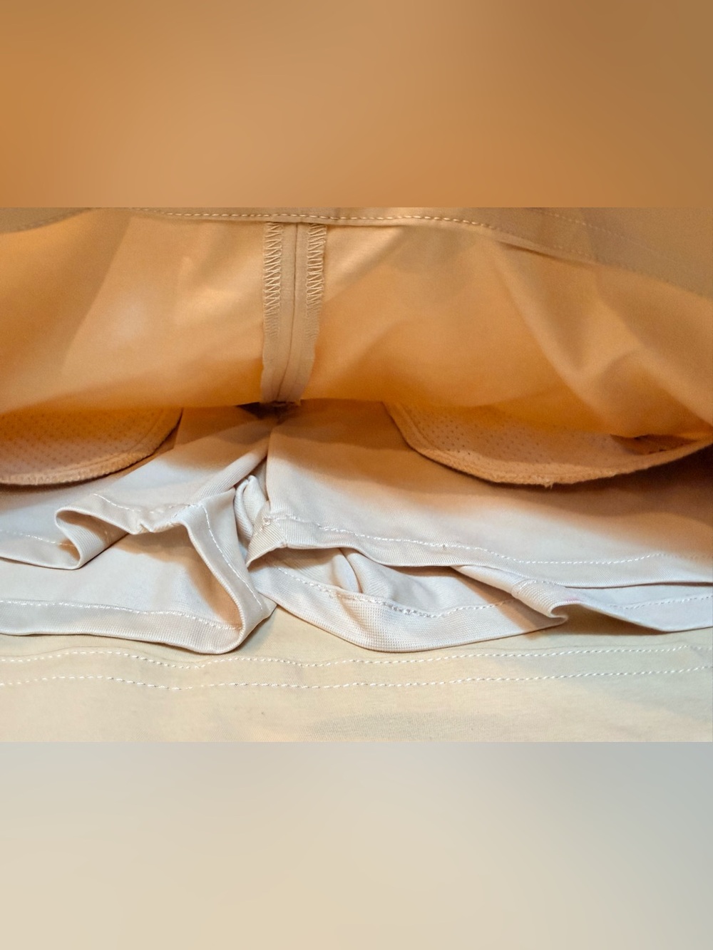 NWT Tail Tech Golf Skort Skirt Size 2 Beige Performance Stretch Athletic Preppy - Picture 10 of 15
